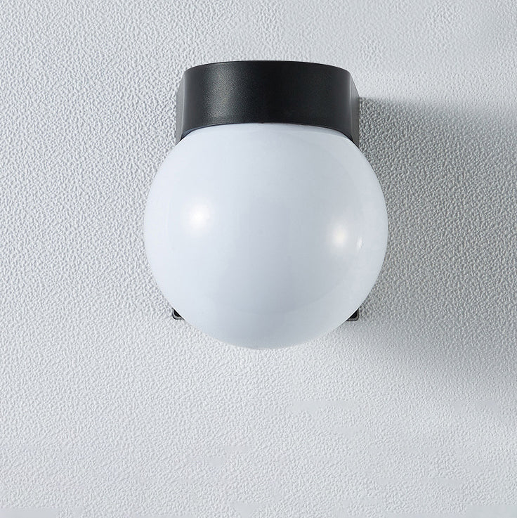 Lampada da Parete Moderna Semplice Impermeabile in Policarbonato Acrilico con 1 Luce per Patio Esterno