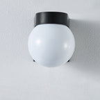 Lampada da Parete Moderna Semplice Impermeabile in Policarbonato Acrilico con 1 Luce per Patio Esterno