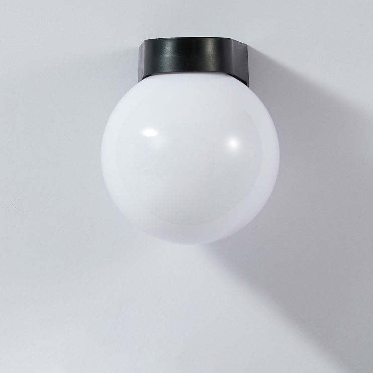 Lampada da Parete Moderna Semplice Impermeabile in Policarbonato Acrilico con 1 Luce per Patio Esterno