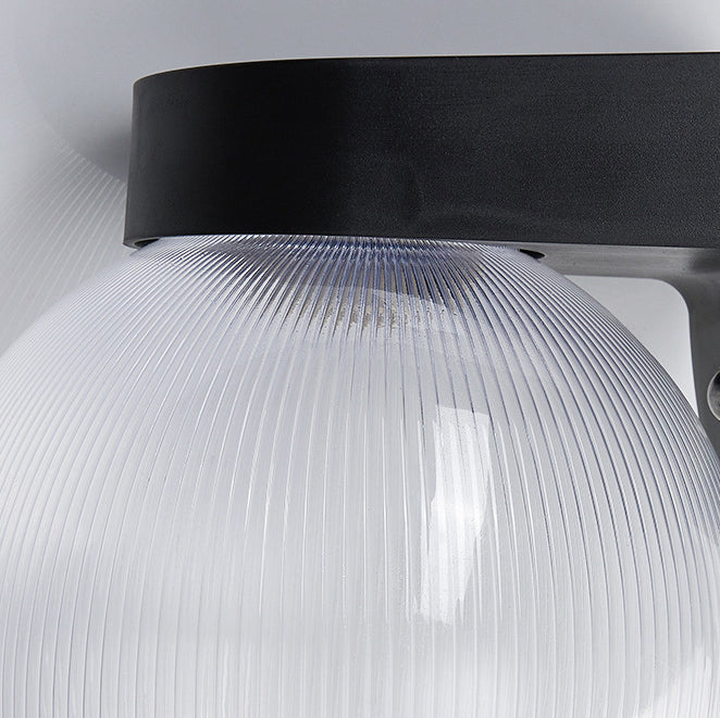 Lampada da Parete Moderna Semplice Impermeabile in Policarbonato Acrilico con 1 Luce per Patio Esterno