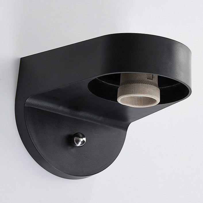 Lampada da Parete Moderna Semplice Impermeabile in Policarbonato Acrilico con 1 Luce per Patio Esterno
