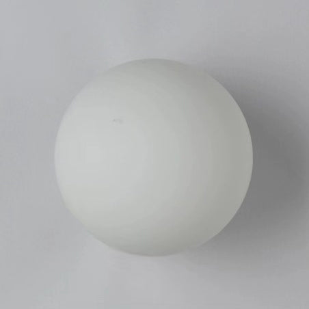 Lampada da Parete a Sfera in Vetro Minimalista Moderna con 1 Luce per Soggiorno