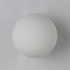 Lampada da Parete a Sfera in Vetro Minimalista Moderna con 1 Luce per Soggiorno