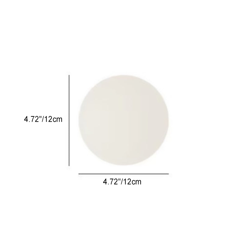 Lampada da Parete a Sfera in Vetro Minimalista Moderna con 1 Luce per Soggiorno
