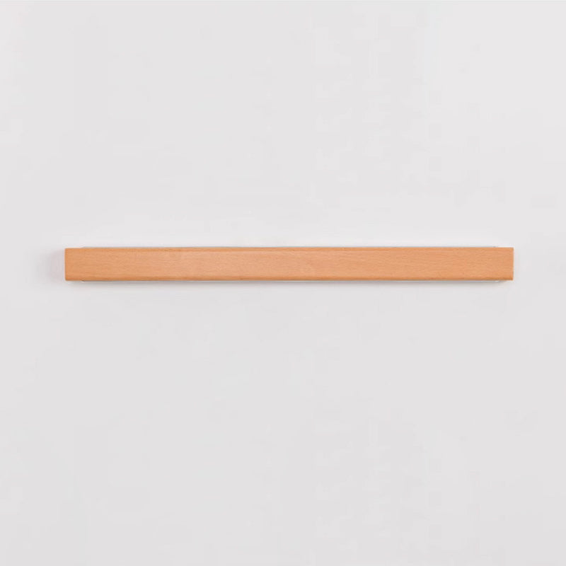 Lampada da parete LED a striscia in legno massello giapponese semplice