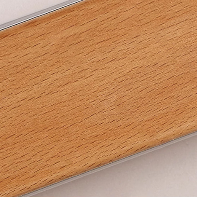 Lampada da parete LED a striscia in legno massello giapponese semplice