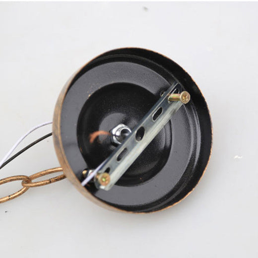 Lampada a Sospensione Tradizionale Vintage Impermeabile a Colonna Esagonale in Alluminio Acrilico con 1 Luce per Esterni