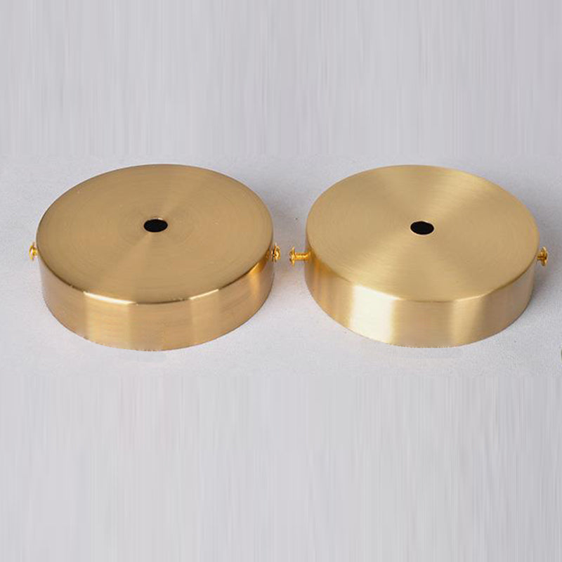 Sospensione in Vetro Fiori Rotonda Nordica Contemporanea in Ferro Ottone con 1 Luce per Soggiorno