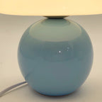 Lampada da Tavolo Ceramica Rotonda Nordic Contemporanea con 1 Luce per Soggiorno