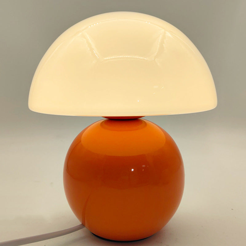 Lampada da Tavolo Ceramica Rotonda Nordic Contemporanea con 1 Luce per Soggiorno