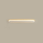 Lampada da parete LED in ferro e acrilico a linea lunga rettangolare minimalista moderna per soggiorno