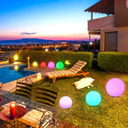 Luce da Giardino Moderna Minimalista a Globo Solare Impermeabile in Plastica PE LED per Esterni