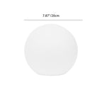 Luce da Giardino Moderna Minimalista a Globo Solare Impermeabile in Plastica PE LED per Esterni