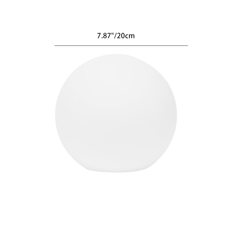 Luce da Giardino Moderna Minimalista a Globo Solare Impermeabile in Plastica PE LED per Esterni