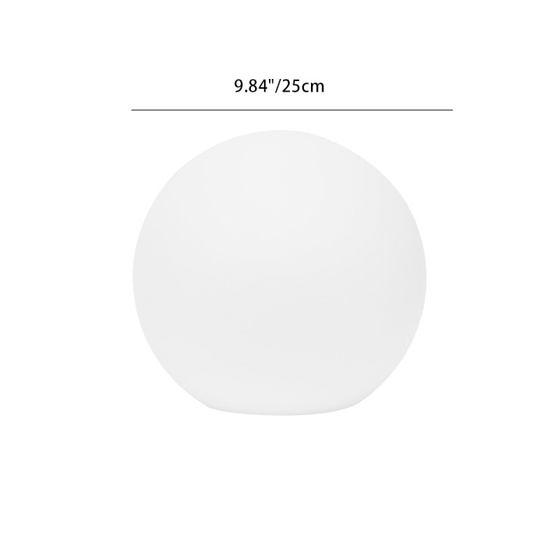 Luce da Giardino Moderna Minimalista a Globo Solare Impermeabile in Plastica PE LED per Esterni