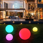 Luce da Giardino Moderna Minimalista a Globo Solare Impermeabile in Plastica PE LED per Esterni