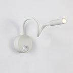 Lampada da Parete LED Flessibile a Forma di Tubo in Ferro Minimalista Moderna per Lettura, Sconces per Camera da Letto