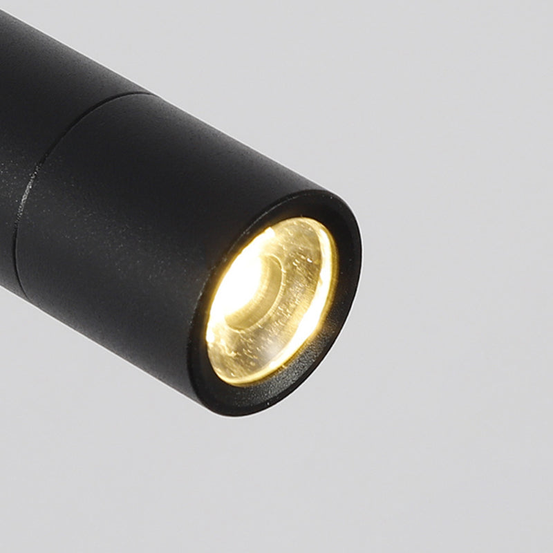 Lampada da Parete LED Flessibile a Forma di Tubo in Ferro Minimalista Moderna per Lettura, Sconces per Camera da Letto