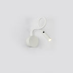 Lampada da Parete LED Flessibile a Forma di Tubo in Ferro Minimalista Moderna per Lettura, Sconces per Camera da Letto