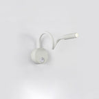 Lampada da Parete LED Flessibile a Forma di Tubo in Ferro Minimalista Moderna per Lettura, Sconces per Camera da Letto