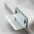 Applique da Parete Rotonda in Gesso Minimalista Moderna con 1 Luce per Soggiorno