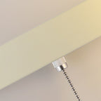 Semplicità Moderna Geometria Ferro Vetro Lampada Applique a 1 Luce con Zip per Camera da Letto