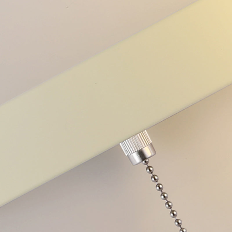 Semplicità Moderna Geometria Ferro Vetro Lampada Applique a 1 Luce con Zip per Camera da Letto