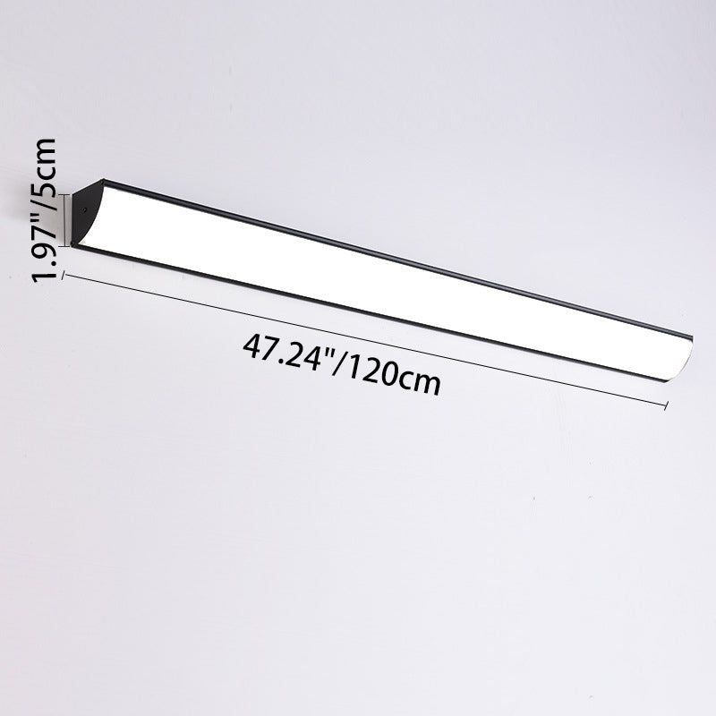 Lampada da Parete Esterno LED Rettangolare in Alluminio Acrilico Waterproof Minimalista Moderna per Giardino