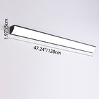 Lampada da Parete Esterno LED Rettangolare in Alluminio Acrilico Waterproof Minimalista Moderna per Giardino