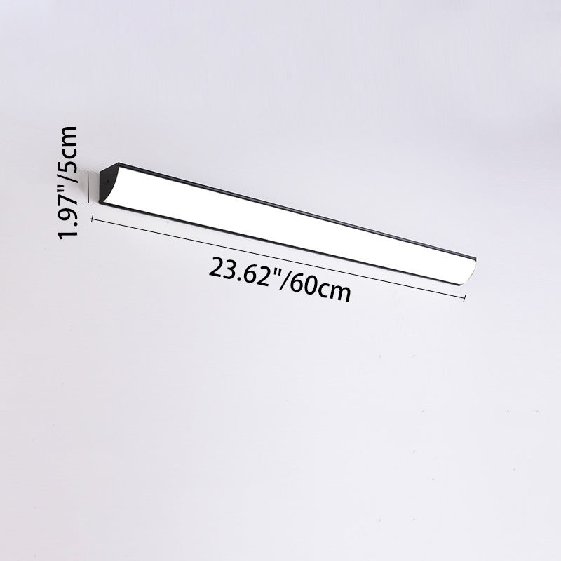 Lampada da Parete Esterno LED Rettangolare in Alluminio Acrilico Waterproof Minimalista Moderna per Giardino