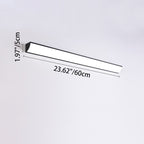Lampada da Parete Esterno LED Rettangolare in Alluminio Acrilico Waterproof Minimalista Moderna per Giardino