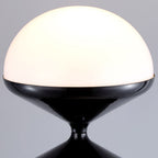 Lampada da Terra Rotonda in Ferro Acrilico Crema Contemporanea Scandinava a 1 Luce per Camera da Letto