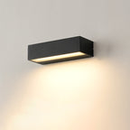 Lampada da Parete LED Moderna Minimalista Rettangolare Impermeabile in Alluminio per Giardino