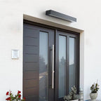 Lampada da Parete LED Moderna Minimalista Rettangolare Impermeabile in Alluminio per Giardino