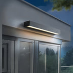 Lampada da Parete LED Moderna Minimalista Rettangolare Impermeabile in Alluminio per Giardino