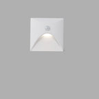 Lampada da parete LED rotonda quadrata in alluminio impermeabile per patio all'aperto di moderna semplicità