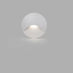 Lampada da parete LED rotonda quadrata in alluminio impermeabile per patio all'aperto di moderna semplicità