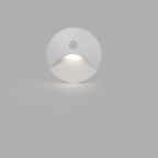 Lampada da parete LED rotonda quadrata in alluminio impermeabile per patio all'aperto di moderna semplicità