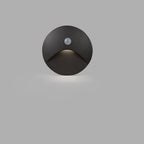 Lampada da parete LED rotonda quadrata in alluminio impermeabile per patio all'aperto di moderna semplicità