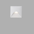 Lampada da parete LED rotonda quadrata in alluminio impermeabile per patio all'aperto di moderna semplicità