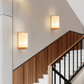 Applique da Parete Tradizionale Giapponese in Vetro e Legno con 1 Luce per Soggiorno