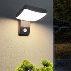 Lampada da parete LED rotonda quadrata in alluminio PC impermeabile rotante minimalista moderna per patio esterno