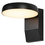 Lampada da parete LED rotonda quadrata in alluminio PC impermeabile rotante minimalista moderna per patio esterno
