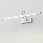 Applique da parete LED regolabile con sensore di movimento impermeabile in ferro, lampada a striscia per bagno