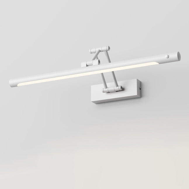 Applique da parete LED regolabile con sensore di movimento impermeabile in ferro, lampada a striscia per bagno