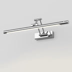 Applique da parete LED regolabile con sensore di movimento impermeabile in ferro, lampada a striscia per bagno