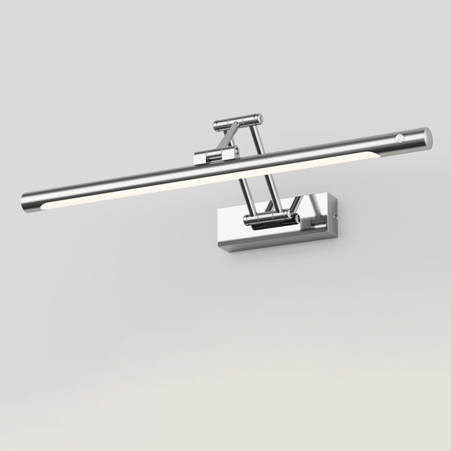 Applique da parete LED regolabile con sensore di movimento impermeabile in ferro, lampada a striscia per bagno