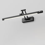 Applique da parete LED regolabile con sensore di movimento impermeabile in ferro, lampada a striscia per bagno