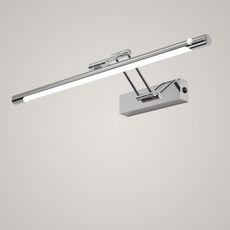 Applique da parete LED regolabile con sensore di movimento impermeabile in ferro, lampada a striscia per bagno
