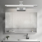Applique da parete LED regolabile con sensore di movimento impermeabile in ferro, lampada a striscia per bagno